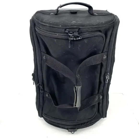 Briggs & Riley Baseline Black 22” Rolling Duffle Bag - Picture 1 of 15